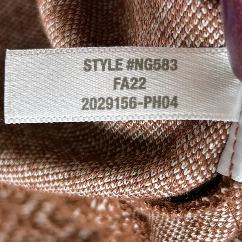 Madewell Jacquard Puff Sleeve Crop Top Square Neck Blouse Dark Merlot Rust sz XS